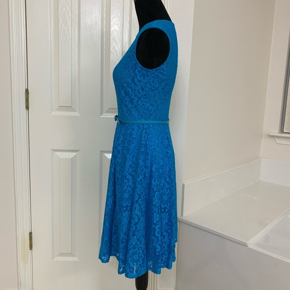 Maggy London Blue Lace Dress - Picture 10 of 12
